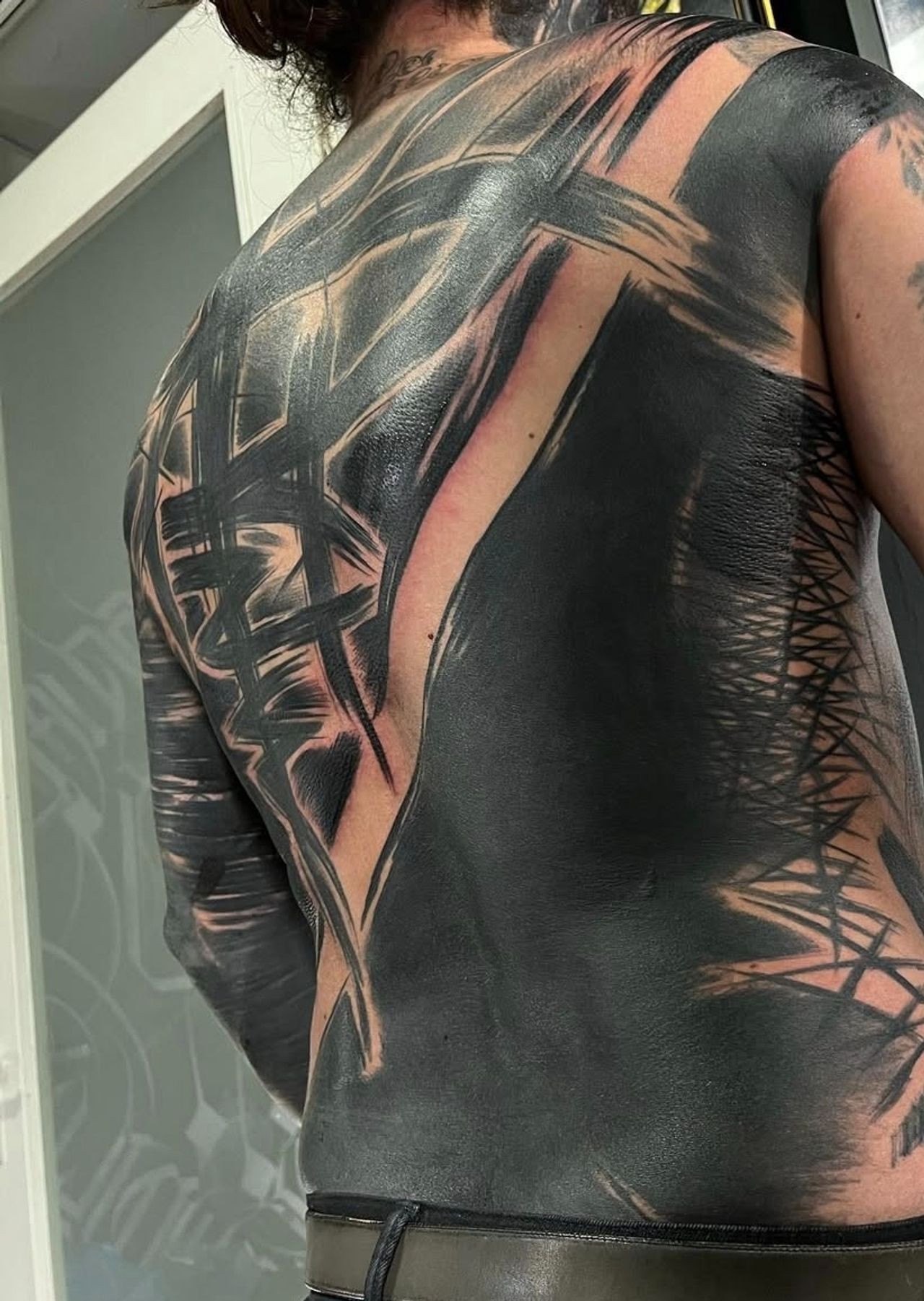 Door de vele tattoos kan William de naald nu niet goed meer verdragen (foto: Portrettenvanmars). 