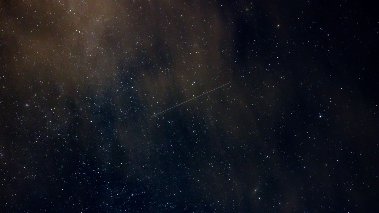 De sterrenregen gezien vanaf het Dak van Brabant in Mierlo (foto: Ricardo Paz Belvis).