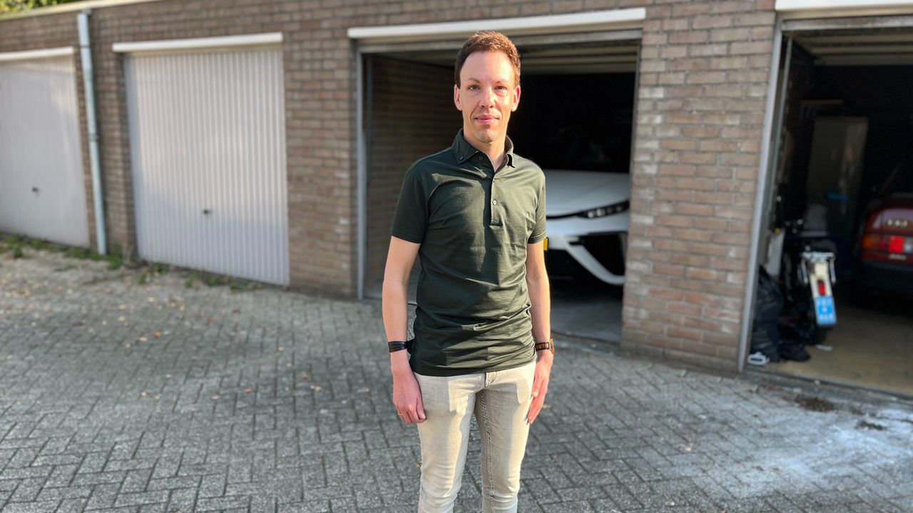 Jean-Paul levert de sleutel van de garagebox begin oktober niet in (foto: Rogier van Son). 