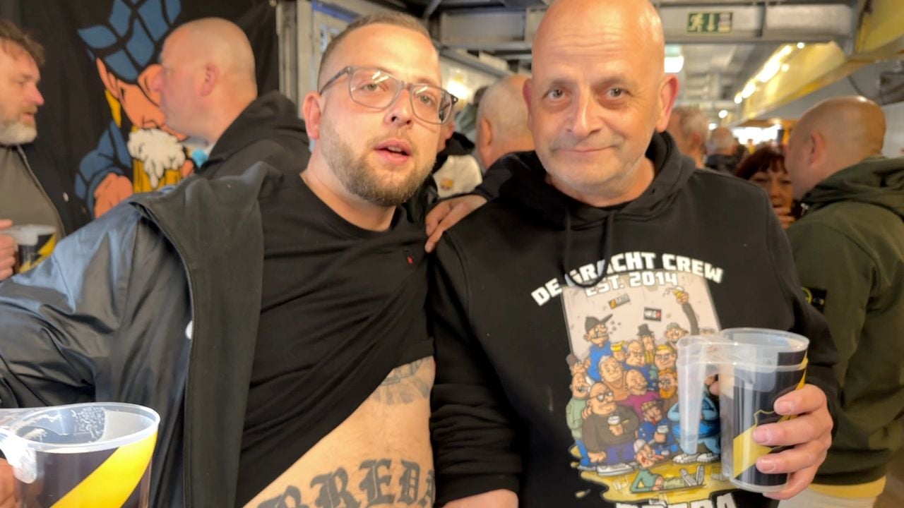 Mario en Lowie, vader en zoon (foto: Omroep Brabant).