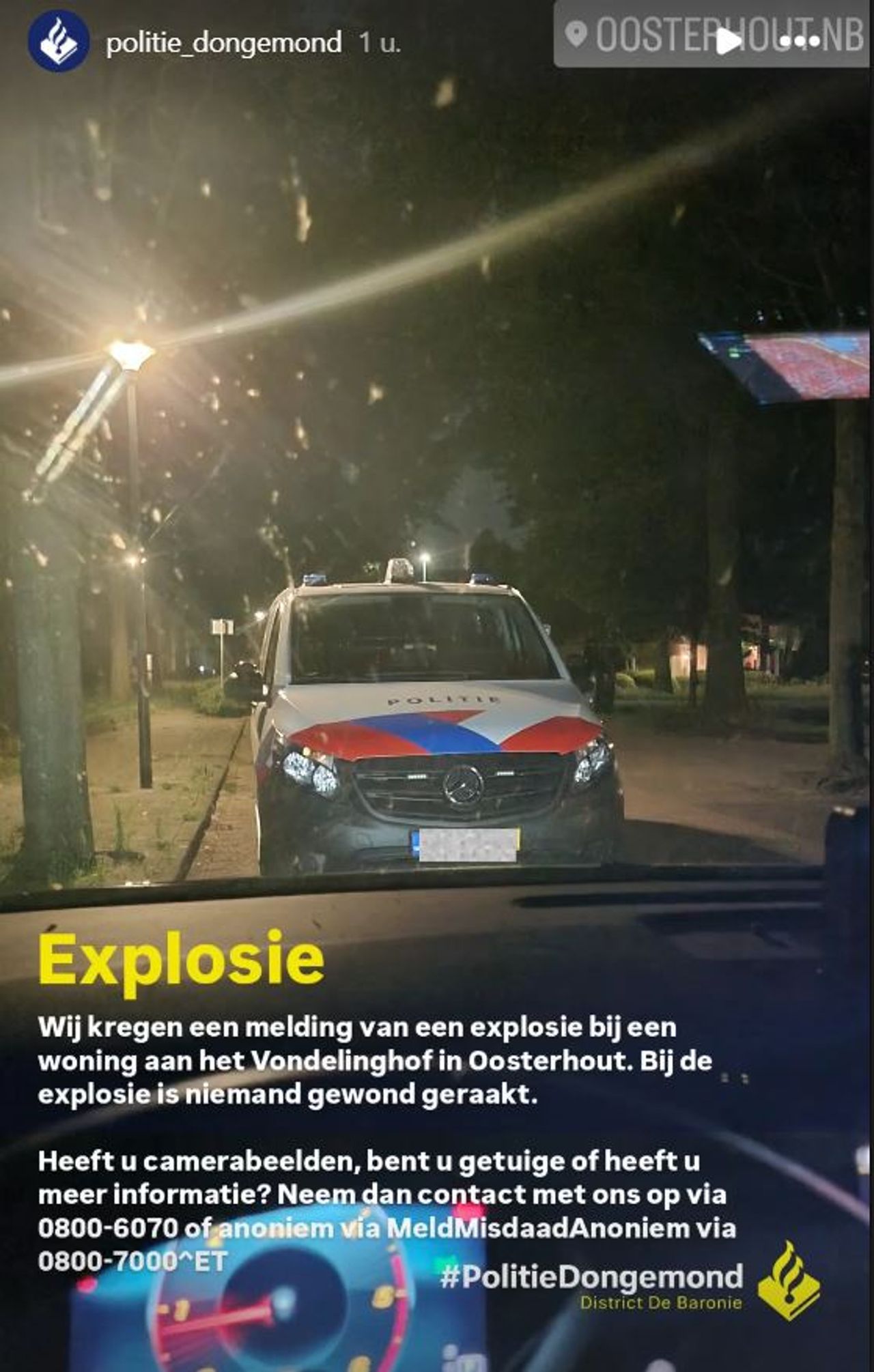 Foto: Instagram politie Dongemond.