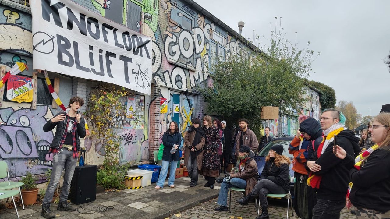 Ondanks de elfde van de elfde trok de actie best wat publiek (foto: Abel Heijkamp).