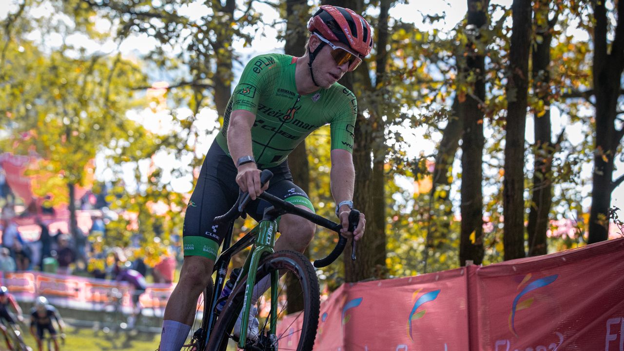 Mees Hendrikx tijdens de Exact Cross Heerderstrand (foto: Dick Soepenberg/Orange Pictures).