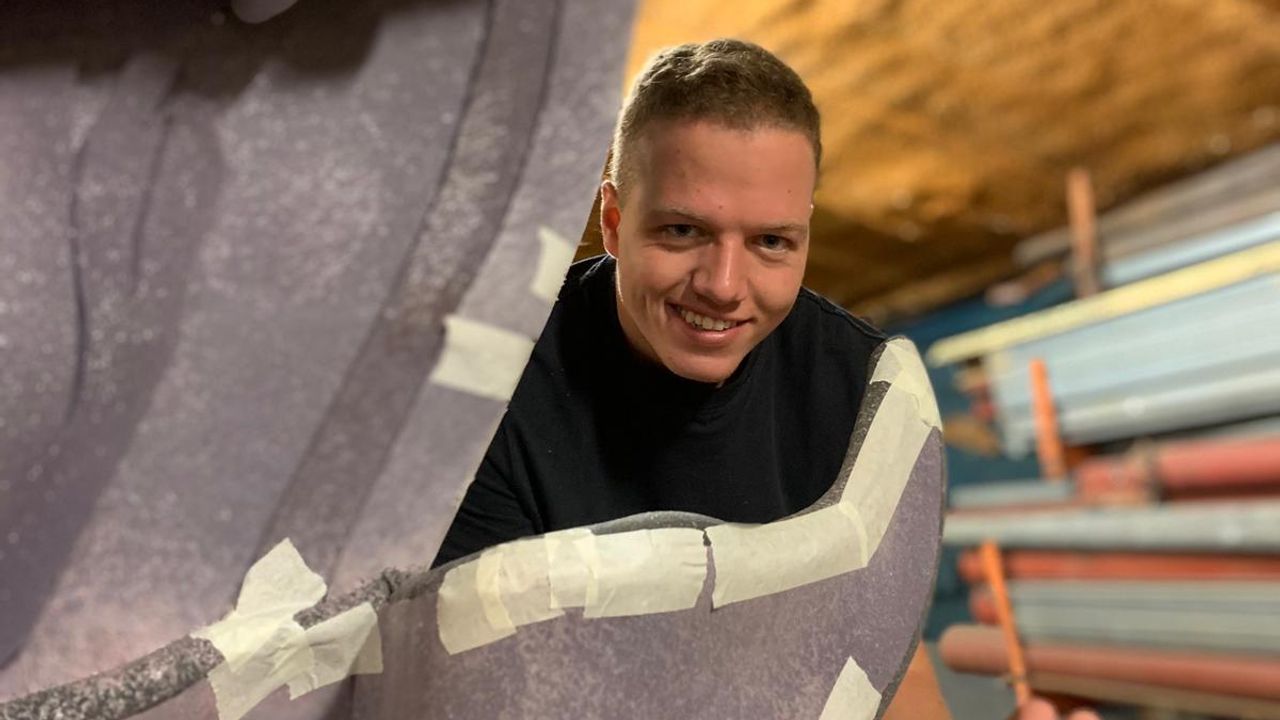 De afwerking kan beginnen (foto: Koen Cuelenaere).