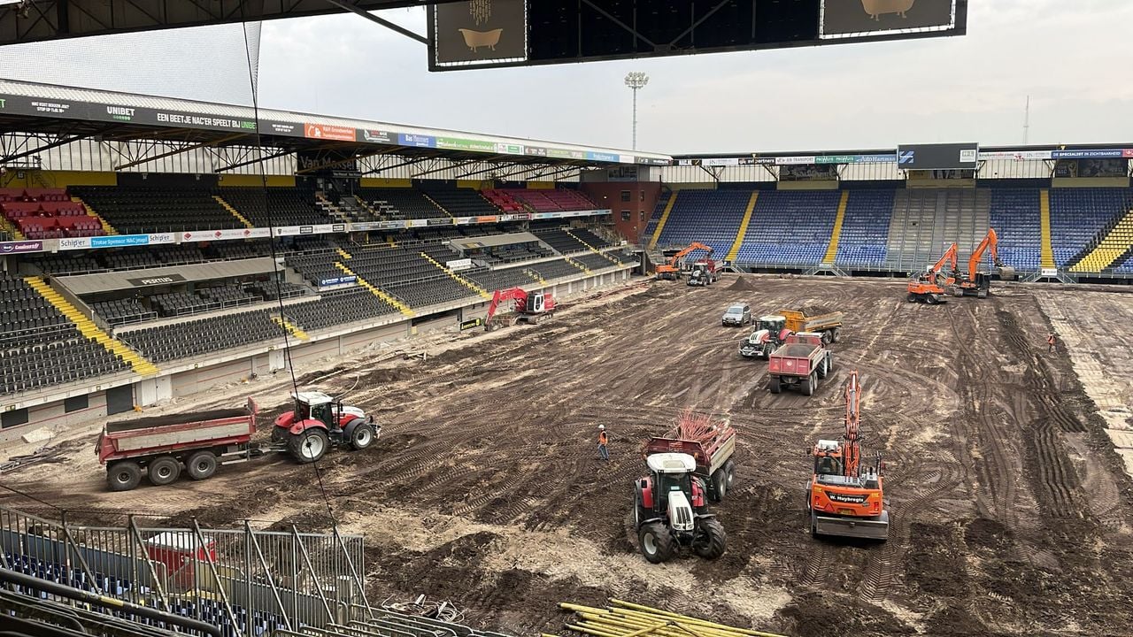 Het Rat Verlegh Stadion wordt verbouwd (foto: NAC).