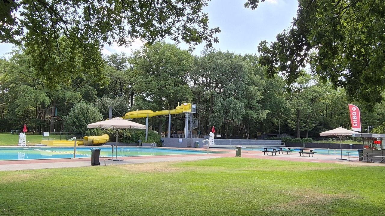 Geen handdoek te bekennen op Recreatieoord De Warande (foto: Niek de Bruijn)