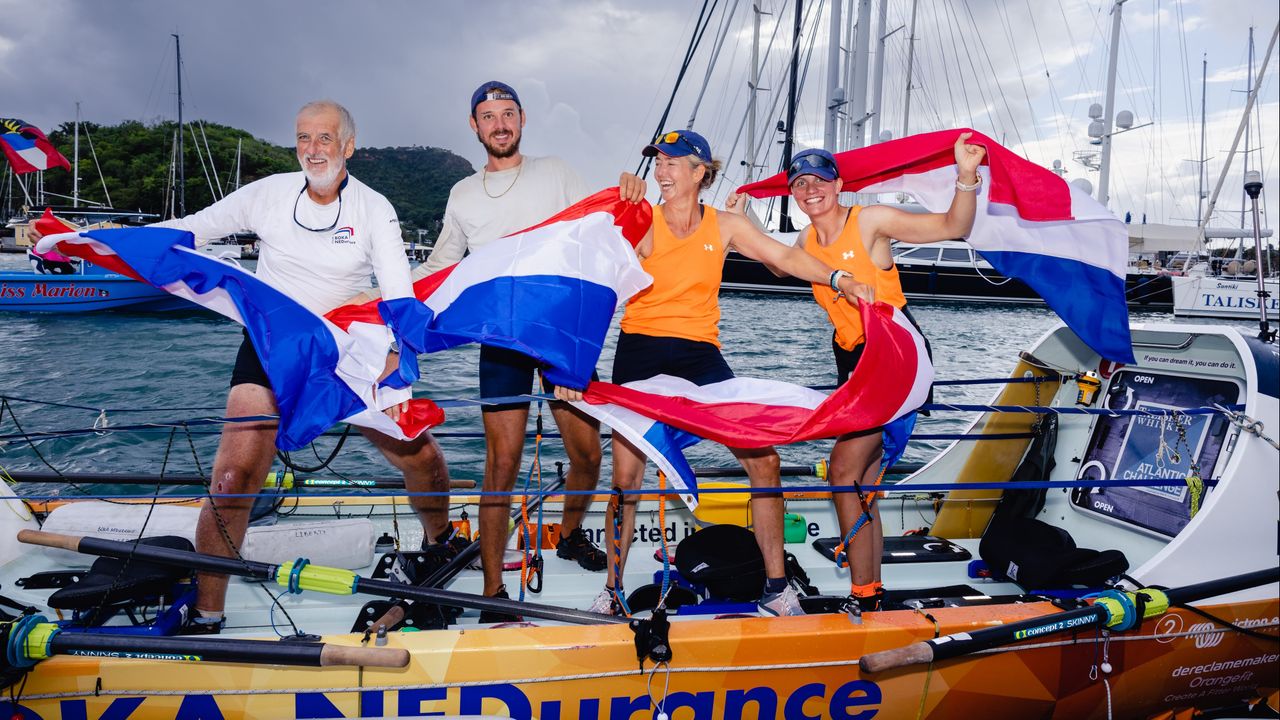 Ilja vestigde met haar teamgenoten een record (foto: Lex de Prielle).