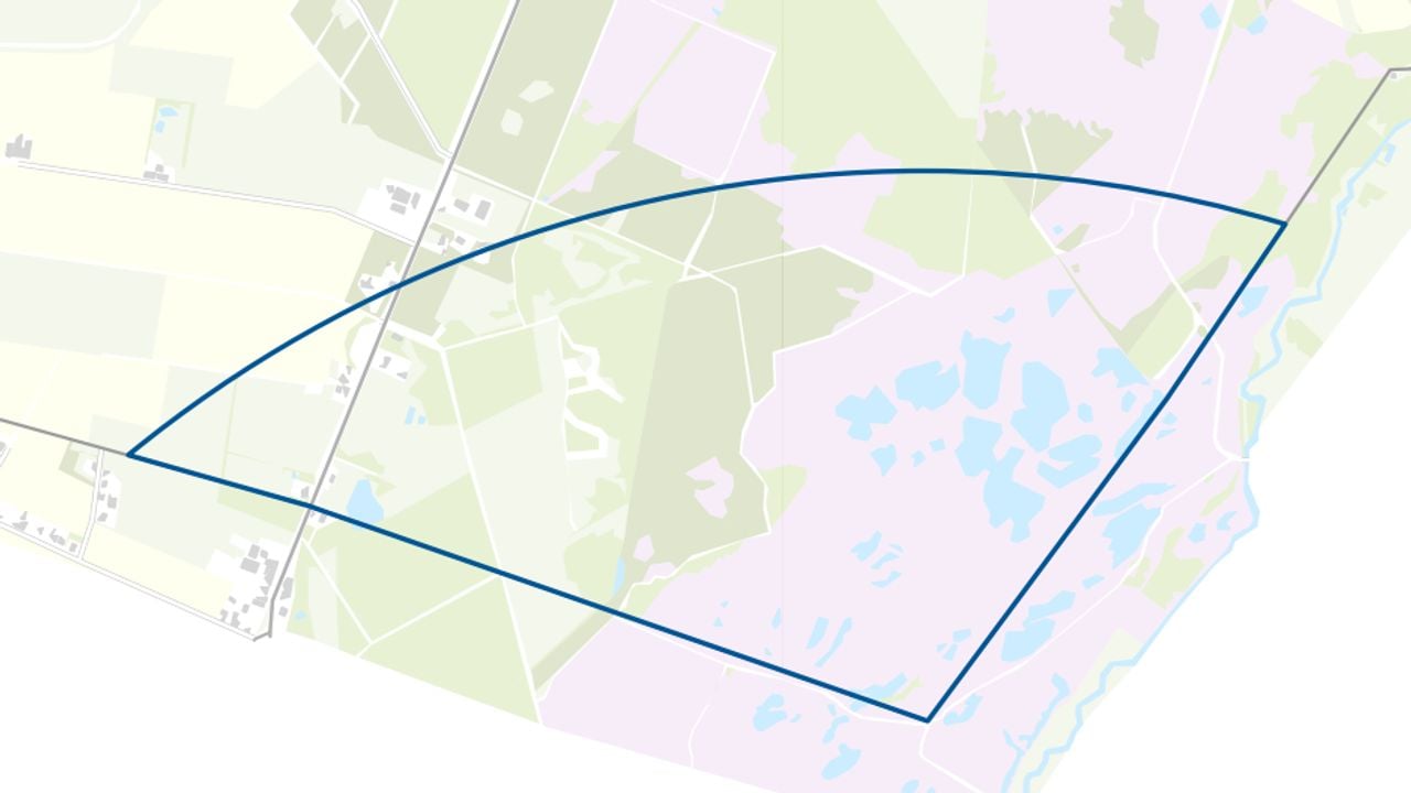 In dit deel aan de grens telt het vervoersverbod (beeld: Rijksoverheid).