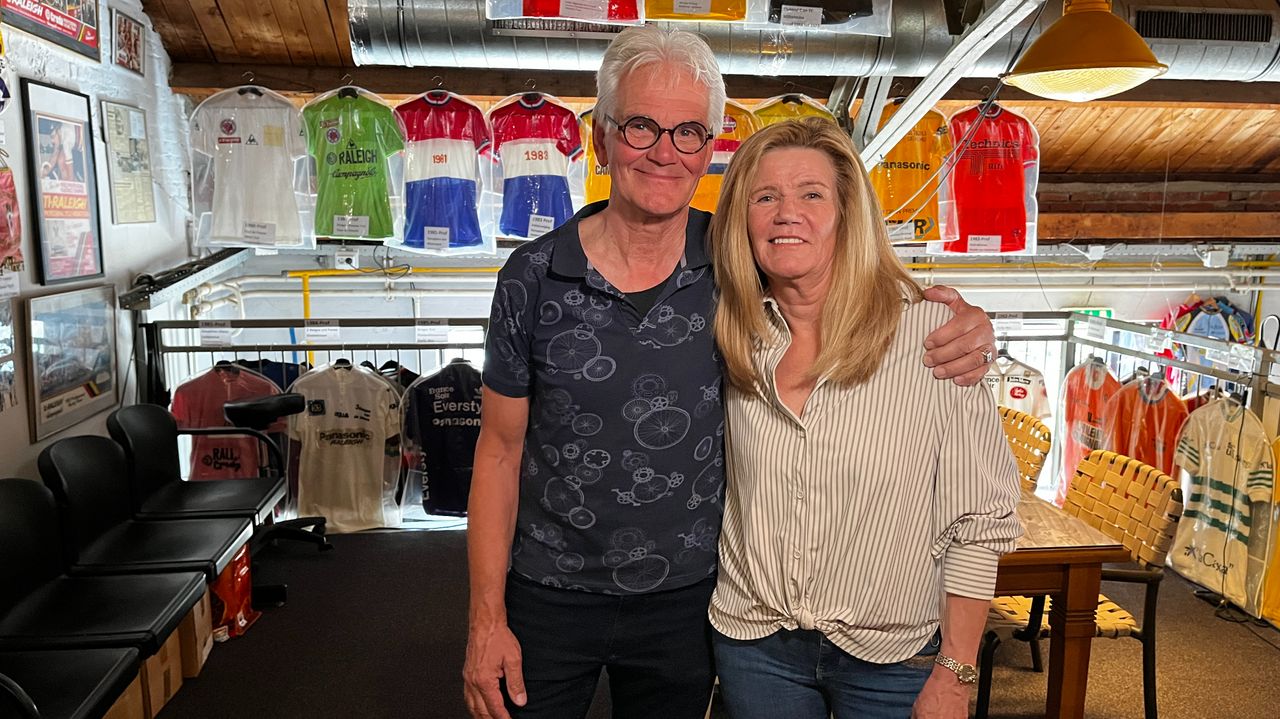 Geert Oosterbosch en Gea Oosterbosch, de zus van Bert (foto: Rogier van Son). 