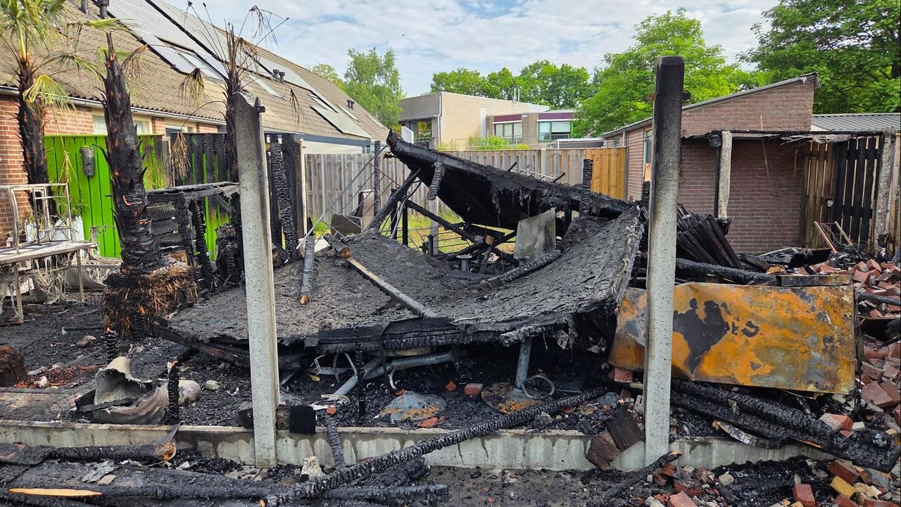 Van het café van Fred is niks meer over (foto: Noël van Hooft).