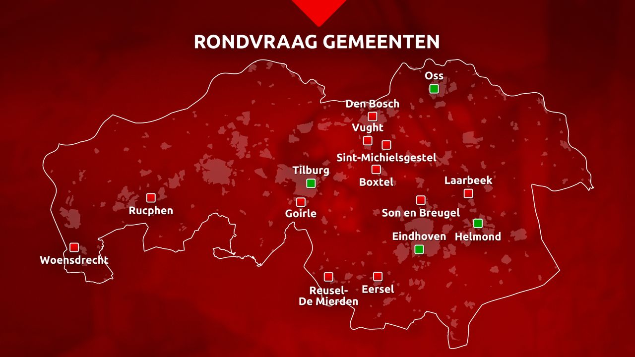 Deze gemeenten spraken zich met een brief of motie openlijk uit over Gaza (foto: Omroep Brabant)