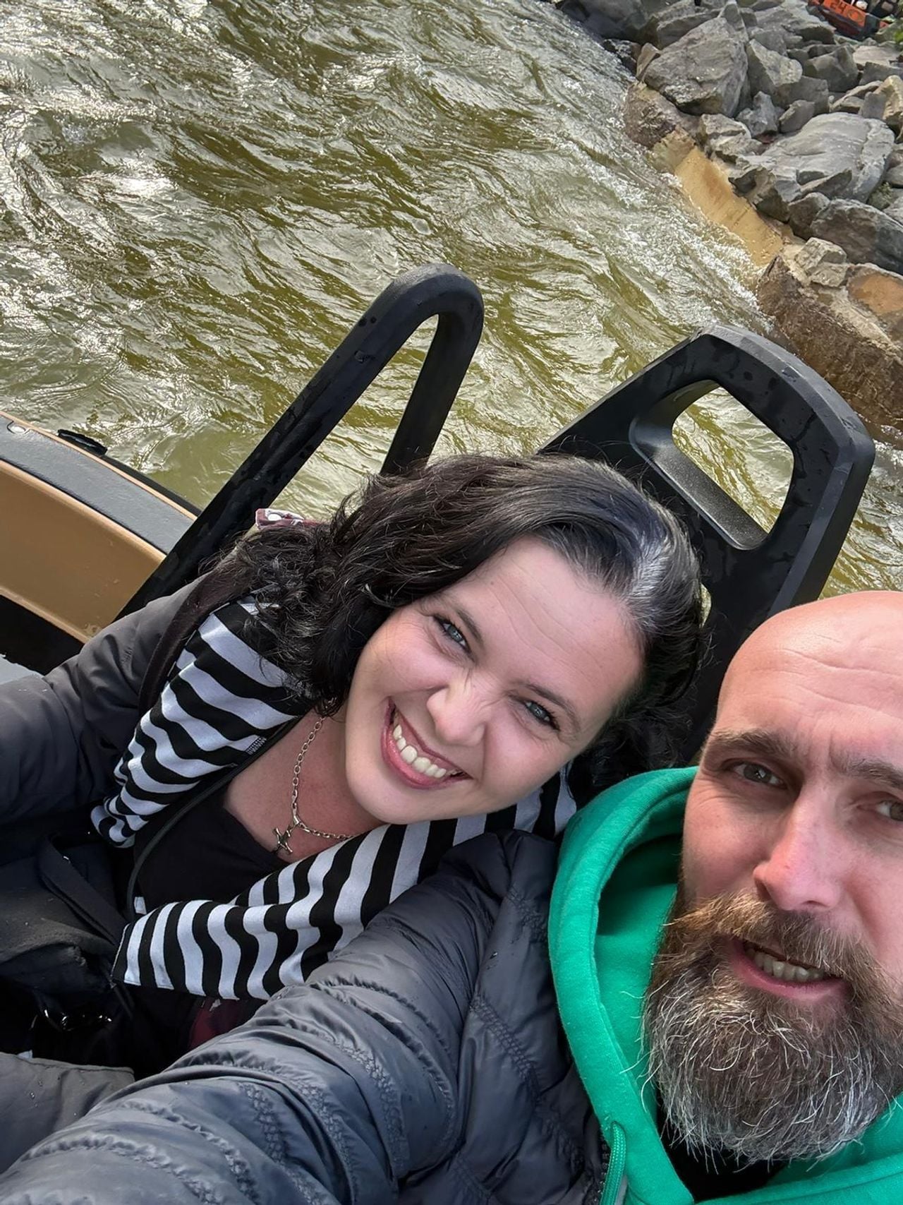 Maaike en haar huidige vriend Marek (eigen foto)