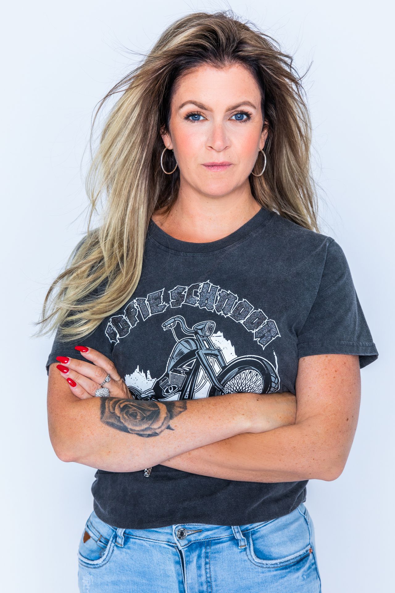 Chantal probeert krachtig te blijven, ondanks wat ze meemaakte (foto: Martine van der Moolen).