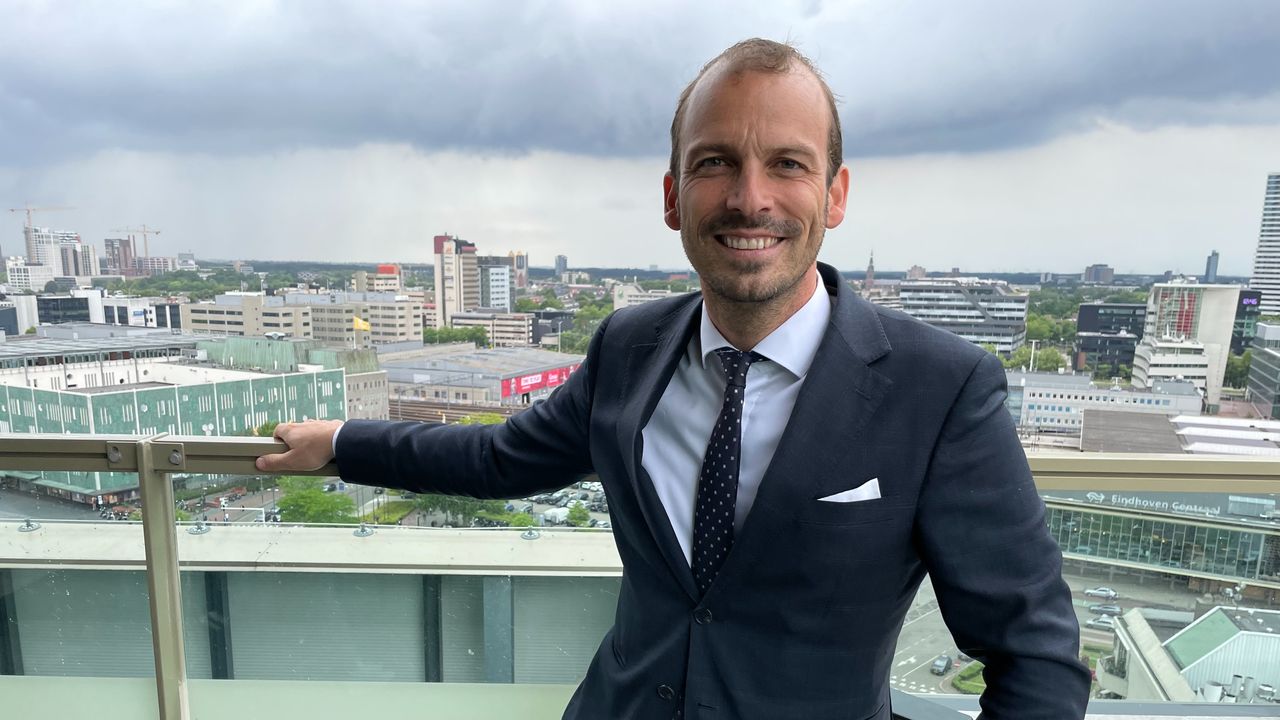 Wethouder Stijn Steenbakkers is blij met de miljoenen die naar Eindhoven komen.