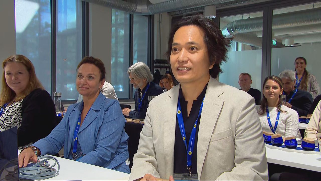 James Oh is een van de 21 studenten. Hij komt helemaal uit Zuid-Korea (beeld: Omroep Brabant).