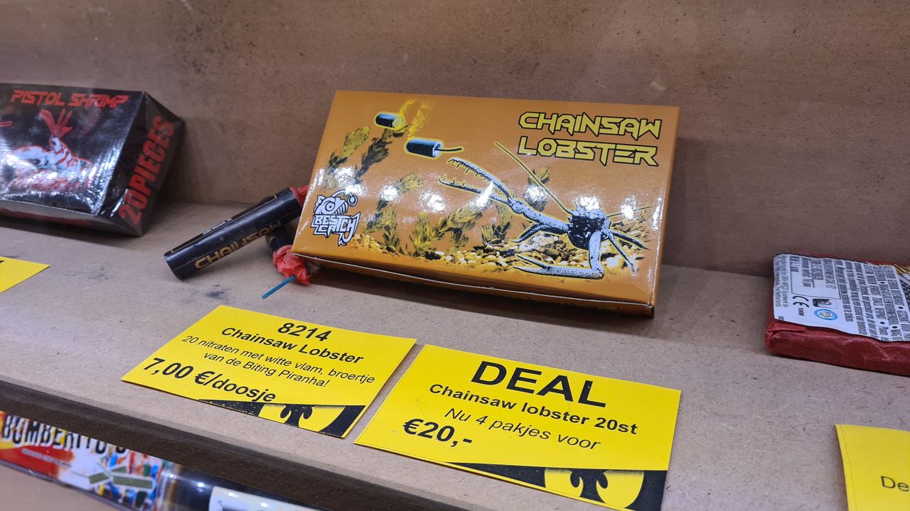 Knalvuurwerk mag in België gewoon verkocht worden (foto: Noël van Hooft)