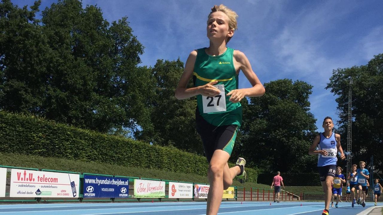 Niels Laros tijdens de Brabantse kampioenschappen in 2017 (foto: Marcel Laros).