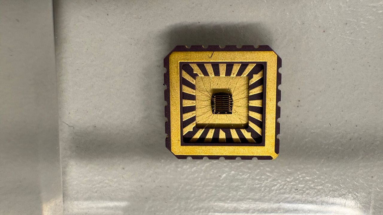 De fotonische chip van MantiSpectra