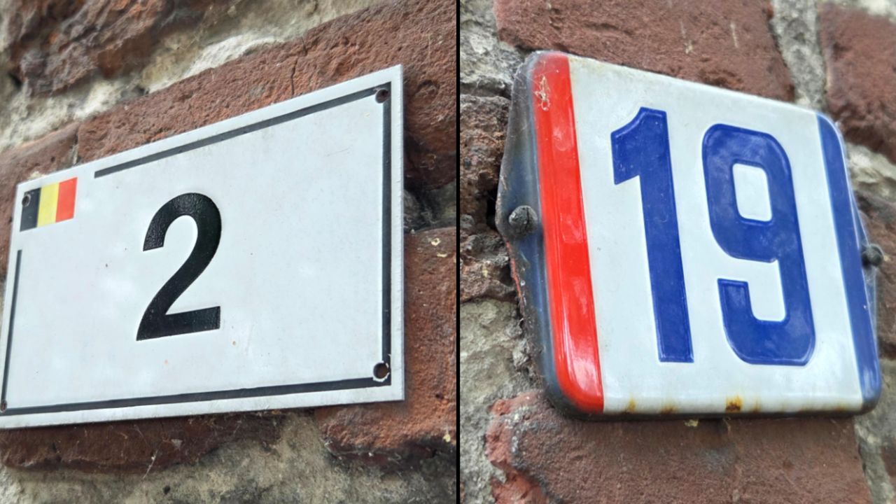 Twee huisnummers, één huis (foto: Noël van Hooft).