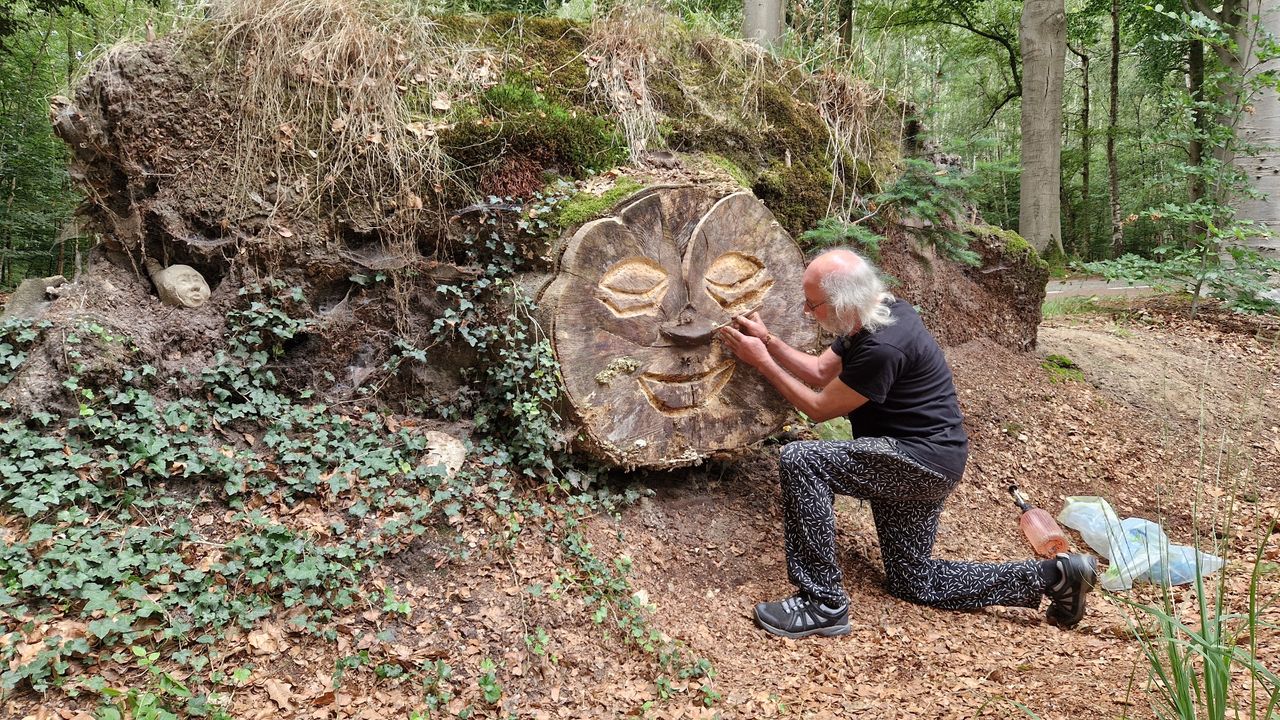 De achterkant van het kunstwerk (foto: Tom Berkers).