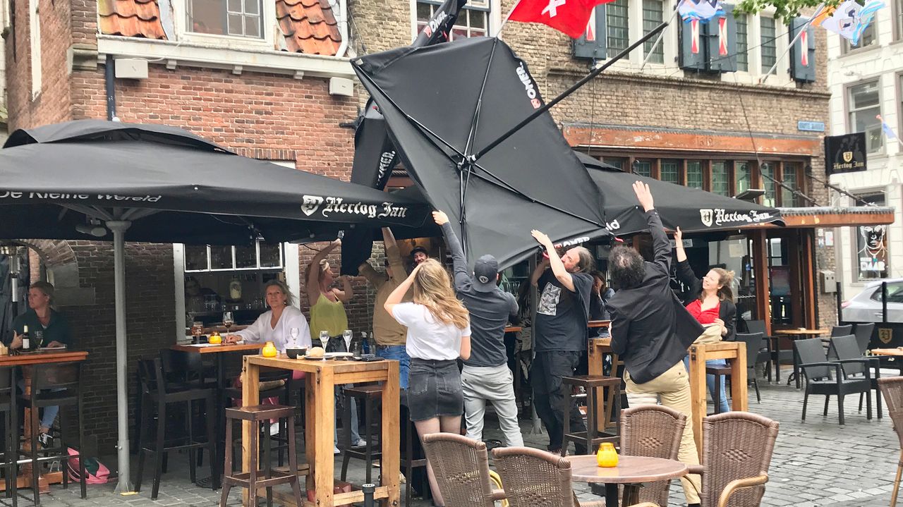 Flinke wind in Breda. (Foto: Raymond Merkx)