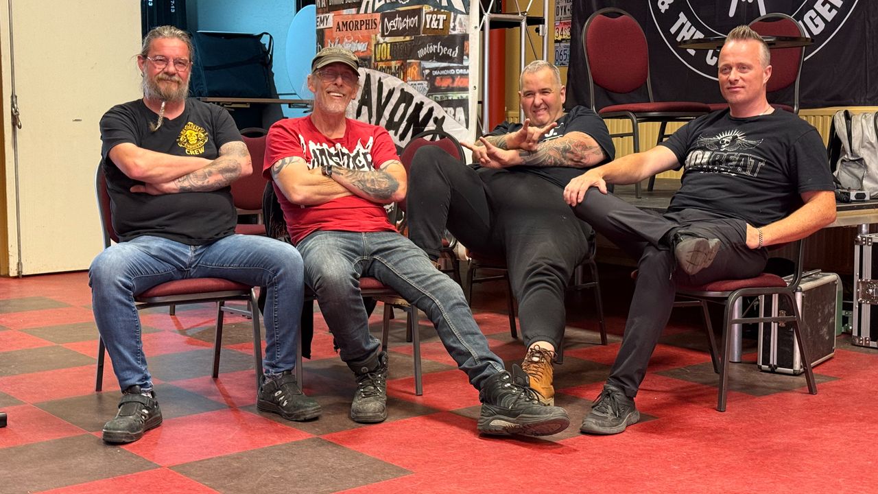 De vrienden van Jan van Es (foto: Jos Verkuijlen).