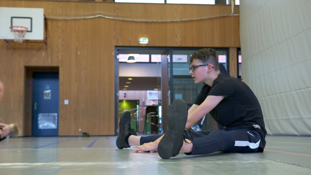 Breakdance-leraar Nillis.