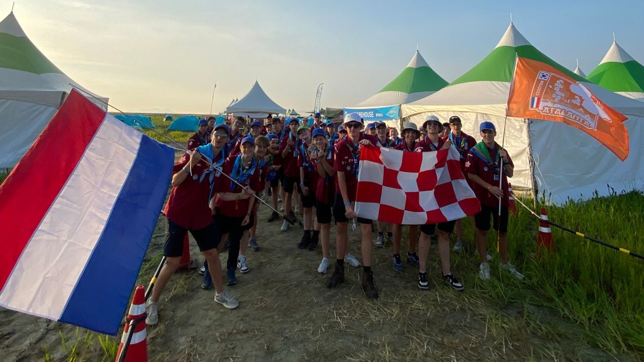 De Brabantse vlag in Zuid-Korea