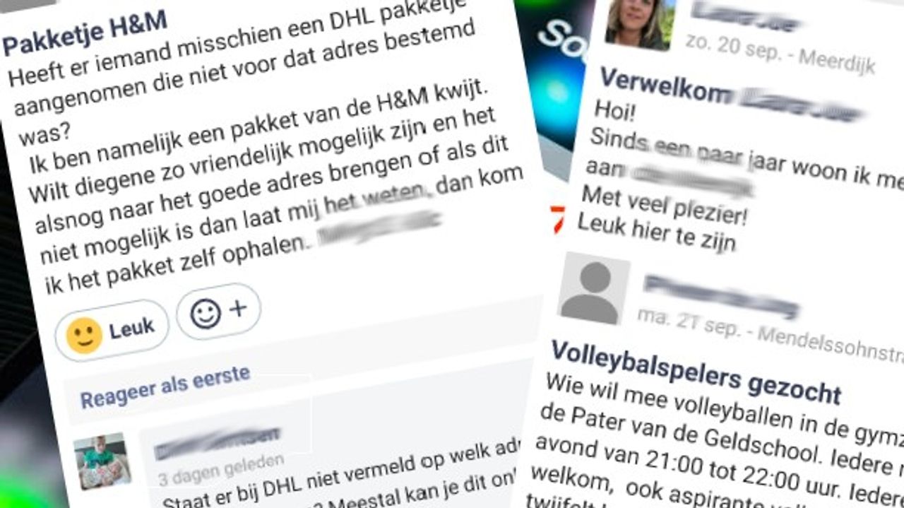 Enkele berichten in Hoplr.