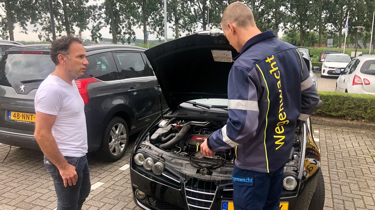 Diagnose van de Alfa van Joost van Kempen: "De multiriem is gebroken"