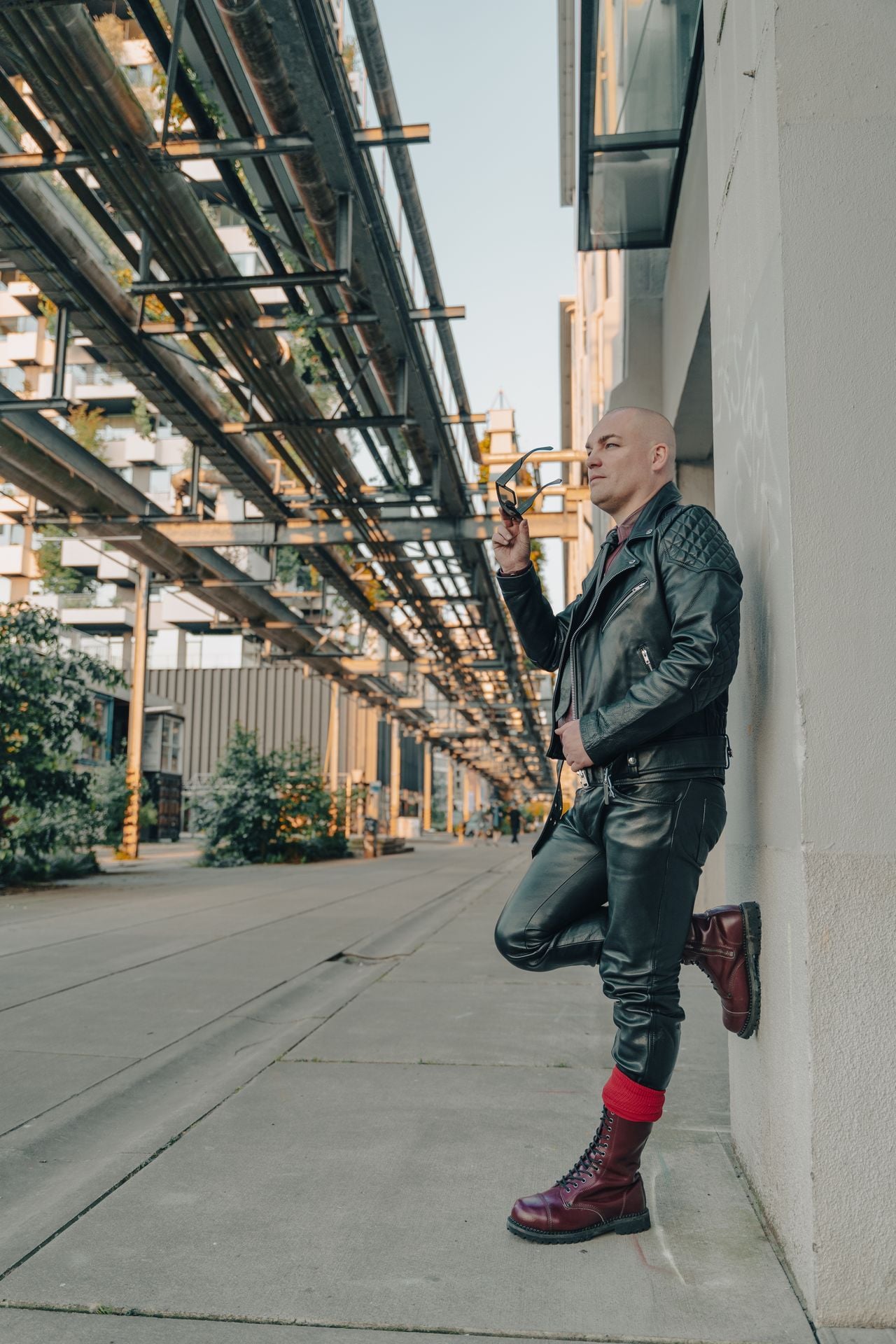 Piet Knook in actie tijdens een fotoshoot (Foto: insta simone.2801)