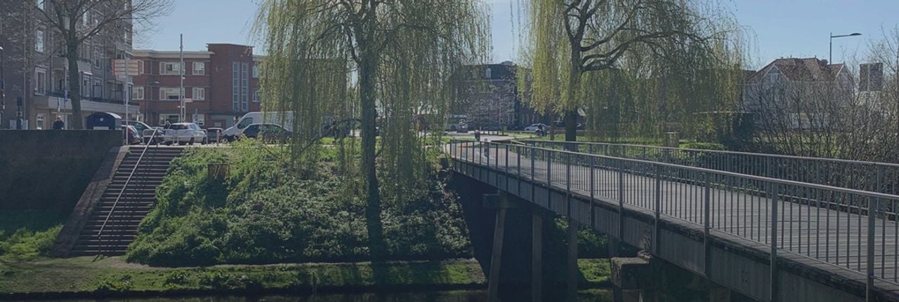 Een archieffoto van de oude fietsbrug die al is al is weggehaald (foto: gemeente 's-Hertogenbosch).