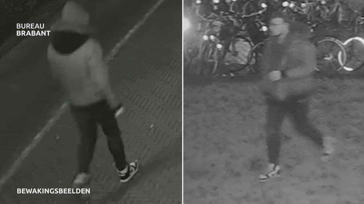 Bewakingsbeelden van de dader (Beeld: Bureau Brabant).