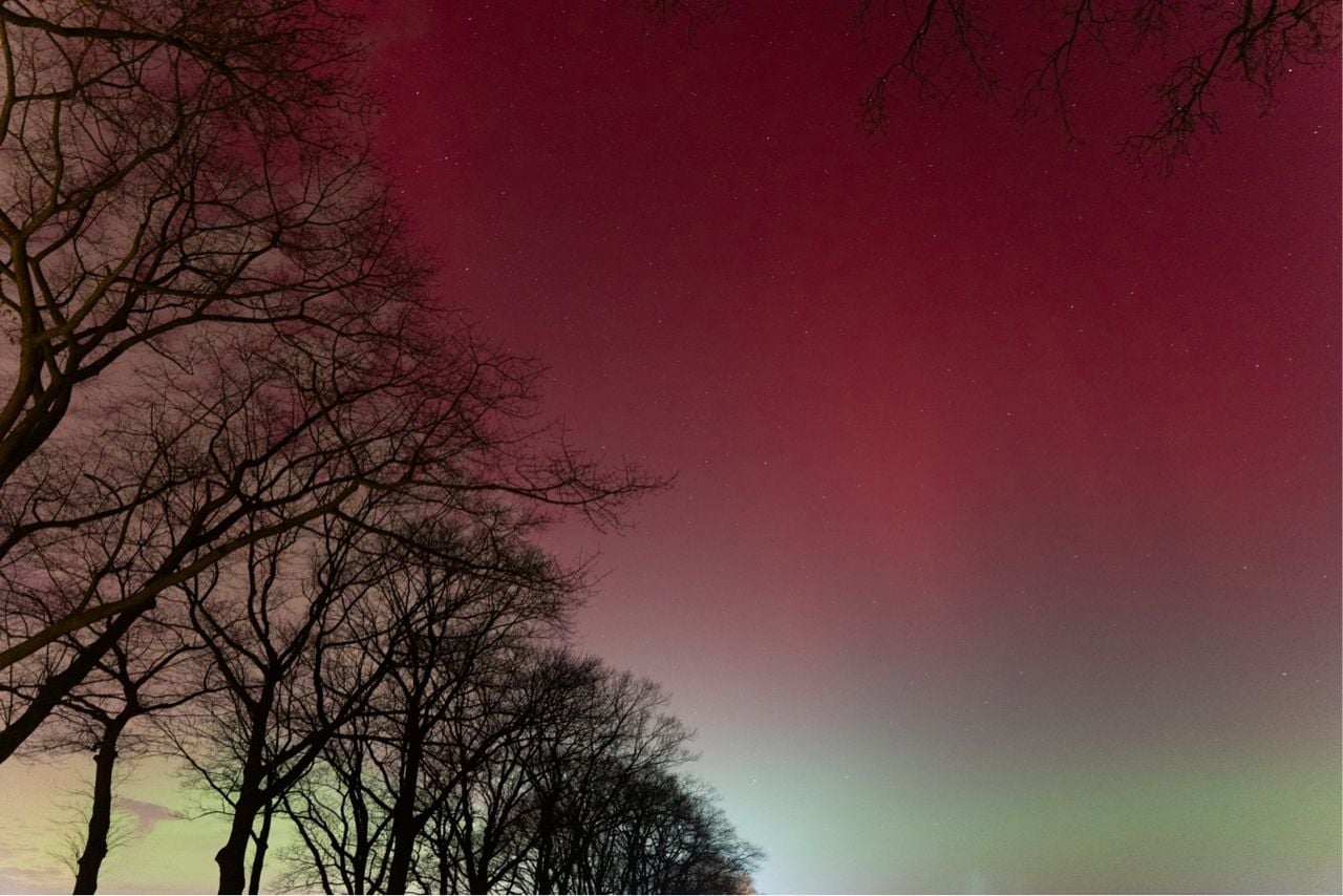 Het Noorderlicht in Odiliapeel (foto: Rochelle Moes).