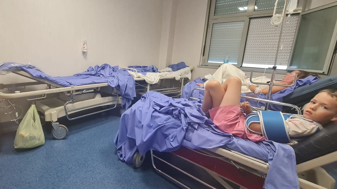 Het gezin lag uiteindelijk op één kamer in het ziekenhuis (foto: Bart Knapen).