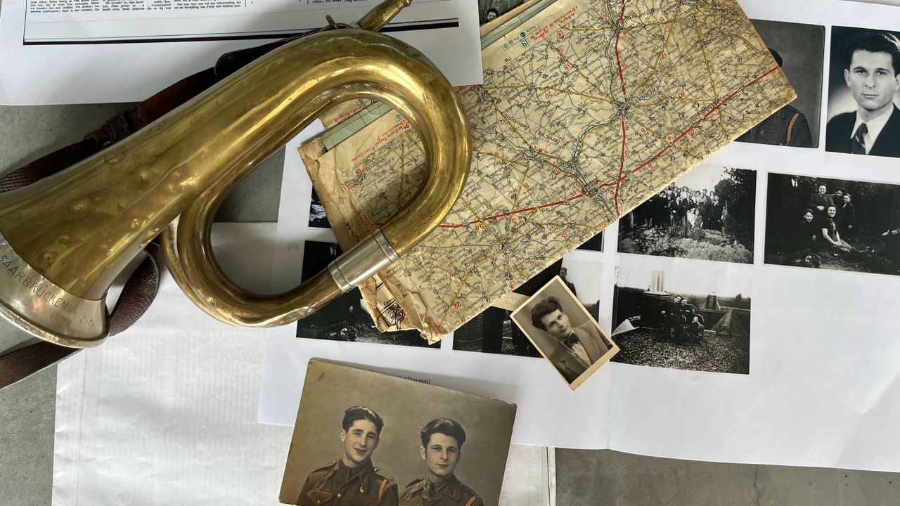 Herinneringen aan de Poolse soldaat Henryk Recko (beeld: Floortje Steigenga).