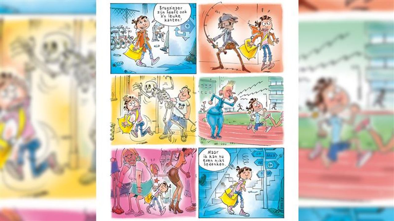 De strip Roos Vink (bron: Jan Vriends)