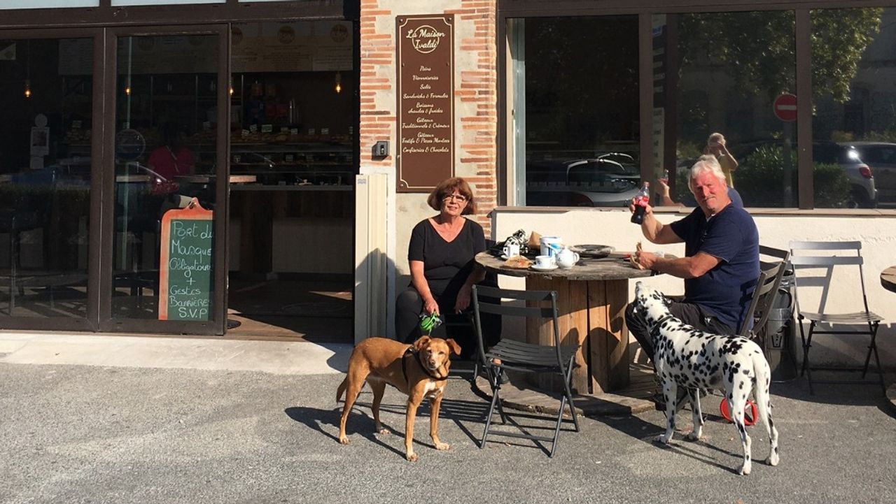 Hans en Mieke tijdens een van vele trips naar Zuid Frankrijk. (foto: privéarchief).