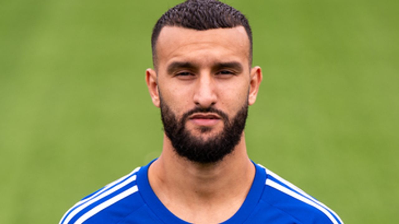 Ahmed El Azzouti van SV Spakenburg (foto: Edwin J.H. de Vries/Orange Pictures).