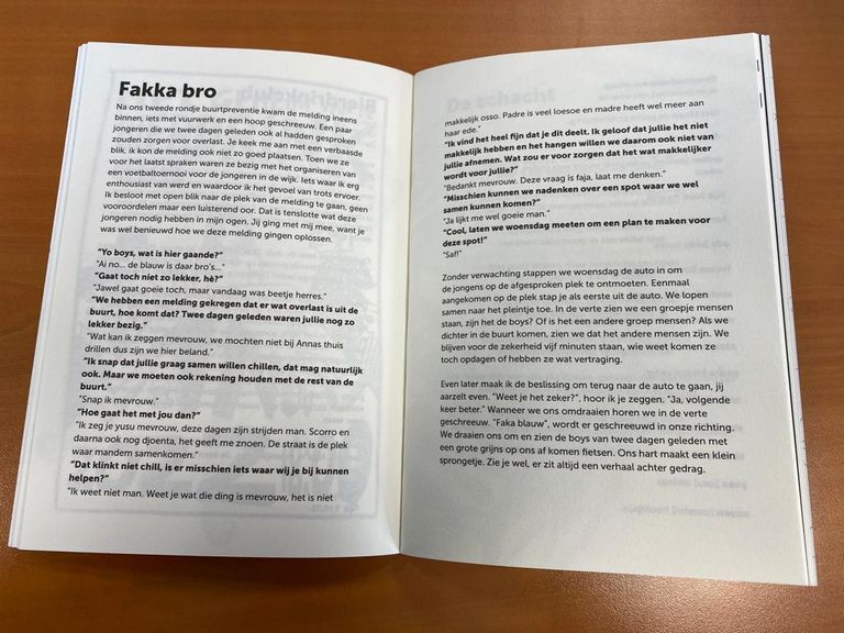 Creatief bureau Goedzooi schreef het verhaal Fakka bro voor het boek Welkom Thuis van de gemeente Roosendaal