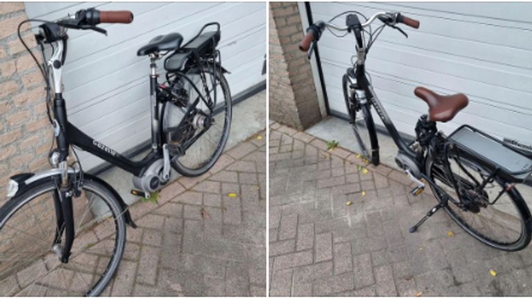 2 van de gevonden fietsen (foto: politie Eindhoven).