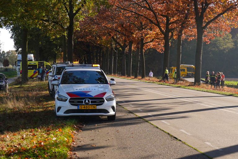 Politie en ambulance werden ingeschakeld (foto: Harrie Grijseels/SQ Vision).