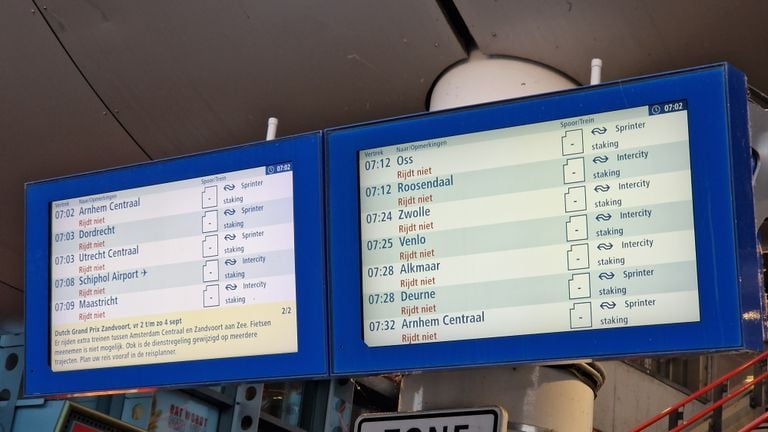 Geen treinen vanaf het station in Den Bosch (foto: Noël van Hooft).