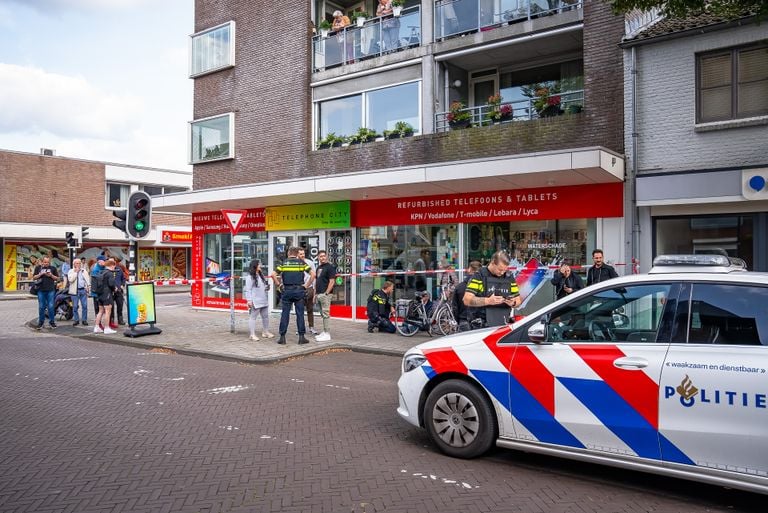 De politie kon de daders net niet achterhalen (foto: Iwan van Dun/SQ Vision).