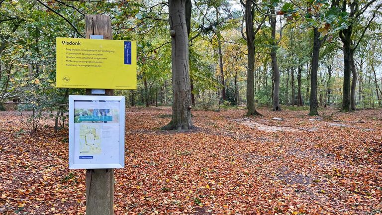 Vier vrouwen zijn lastiggevallen in de omgeving van bosgebied Visdonk in Roosendaal (foto: Erik Peeters).