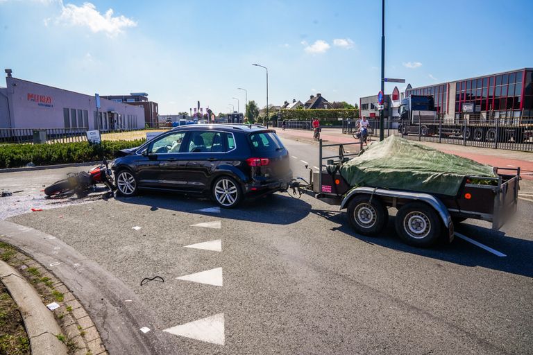 Het ongeluk gebeurde op het Emopad in Geldrop (foto: Dave Hendriks/SQ Vision).