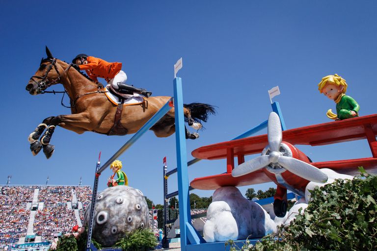 Maikel van der Vleuten in actie op Beauville Z (foto: ANP 2024/Tolga Akmen EPA).