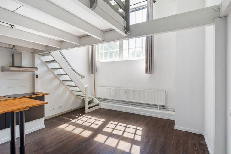 Het woongedeelte (foto: Van der Sande Makelaars).