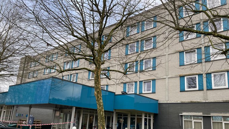 De opvang daags na de brand (Foto: René van Hoof)