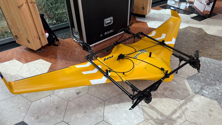 De medische drone van de ANWB (foto: Megan Hanegraaf).